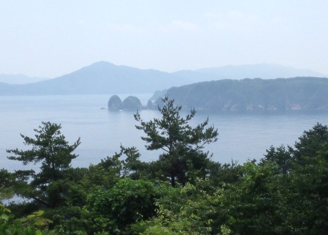 Beautiful view of Miyako near a kasetsu jutaku we visited.